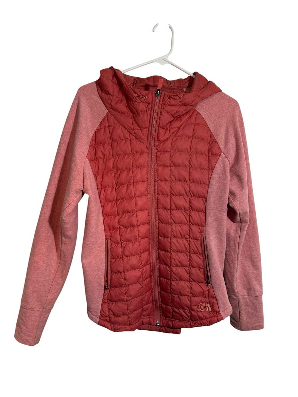 The North Face ThermoBall Hybrid Hoodie Jacket Women’s Medium Pink Full Zip